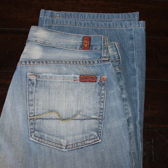 7 for all Mankind Denim - 7 For All Mankind Jeans Boot Cut Size 28 x 28"